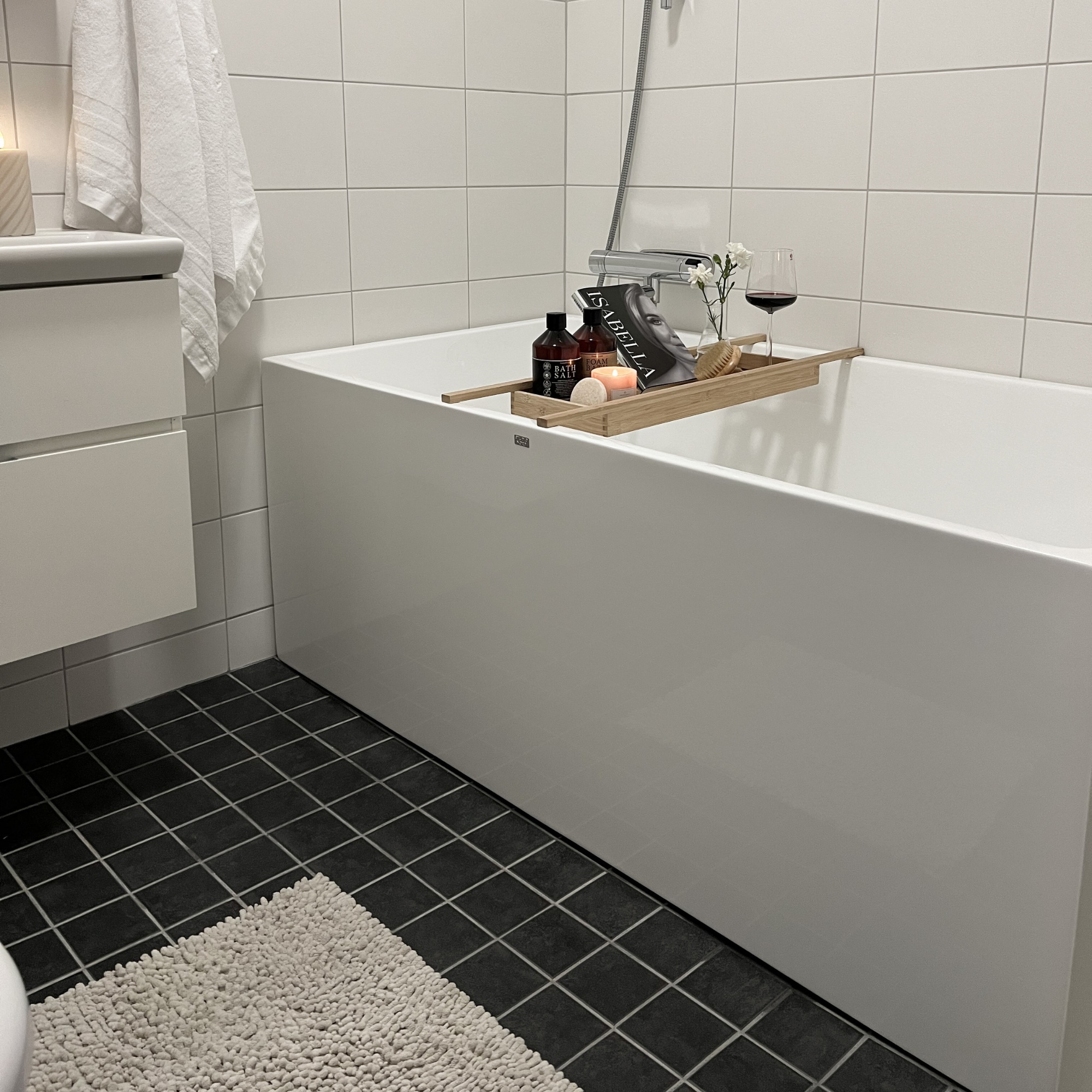 Fristående badkar Noah Vit