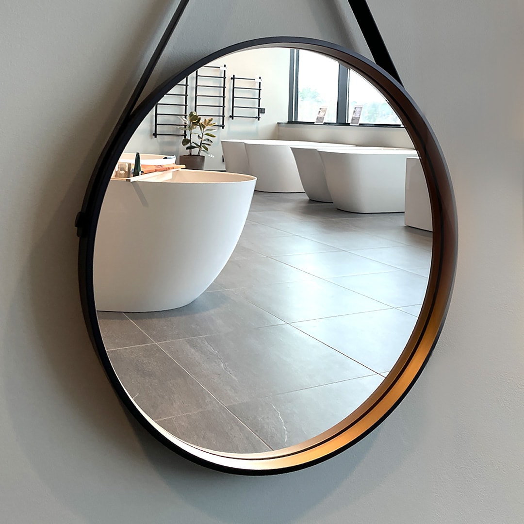 Spegel Frans Svart/Guld